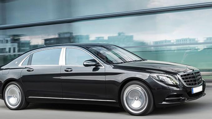 The Luxury Mercedes S class limousines 